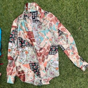 Silky Zara Bandana Blouse